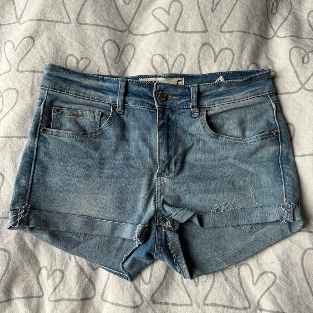Garage Blue Jean Shorts
